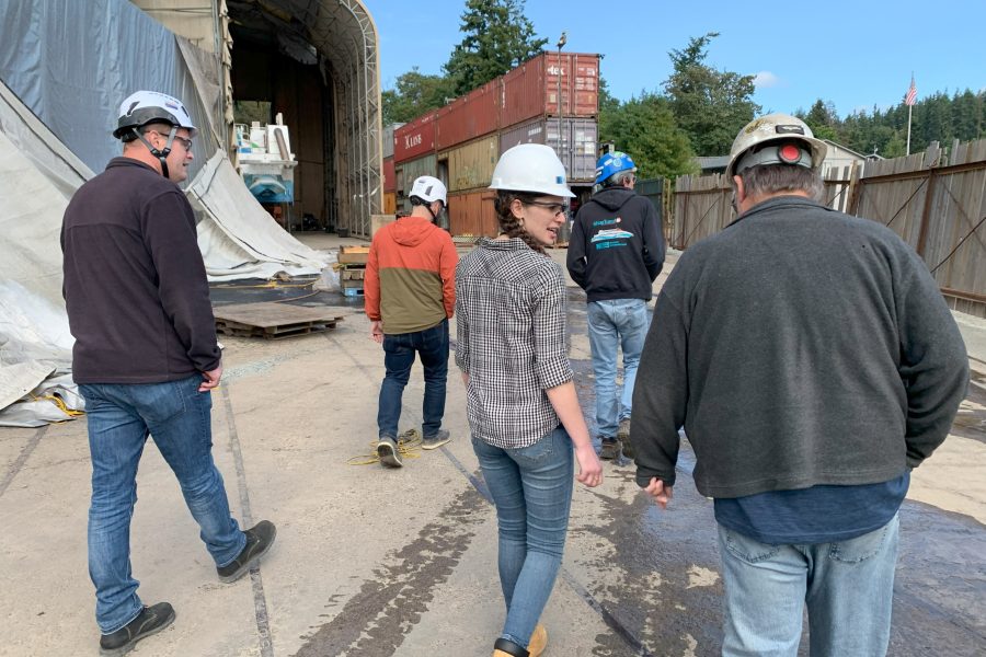 Team onsite for WRV construction